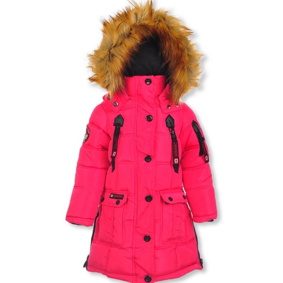 Canada Weather Gear Pink Insulated Parka Toddler - Picture 6 of 8